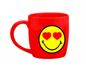 Zak Designs Smiley Heart Eye Emoji Red Espresso Mug 7.5cl RRP £3.99 CLEARANCE XL £1